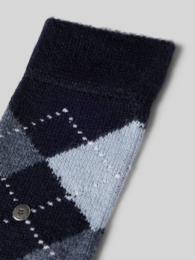 Burlington Socken mit Label-Detail Modell 'WHITBY' Marine 2