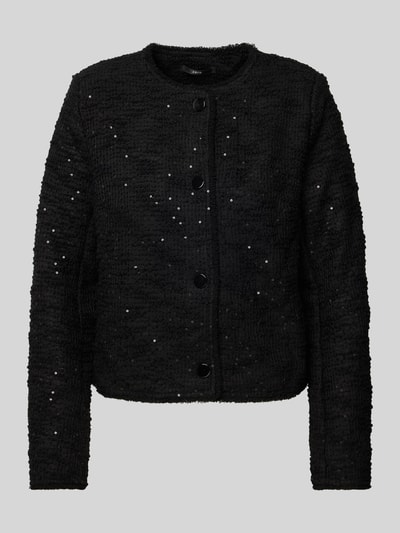 Zero Blazer mit Paillettenbesatz Black 2