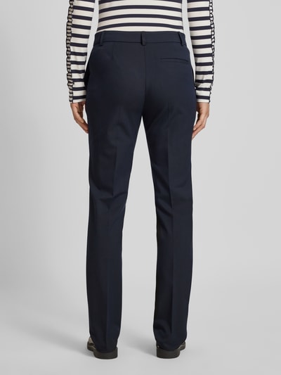 Christian Berg Woman Selection Slim Fit Stoffhose mit Bügelfalten Marine 5