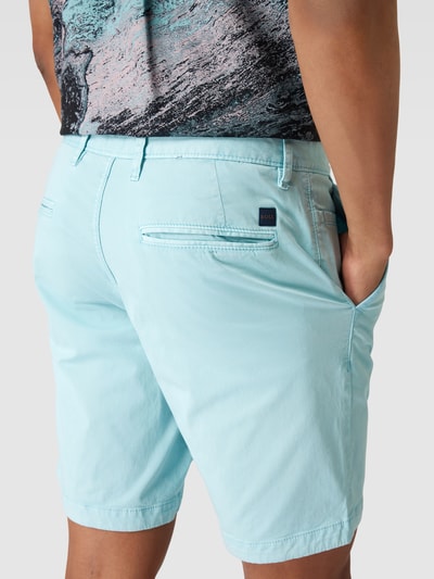 BOSS Orange Slim Fit Chino-Shorts mit Eingrifftaschen Aqua 3