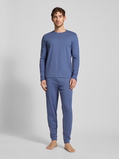 Christian Berg Men Relaxed Fit Sweatpants mit Tunnelzug Rauchblau 1