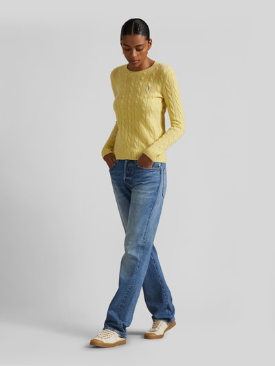 Polo Ralph Lauren Regular Fit Pullover aus Woll-Kaschmir-Mix 'JULIANNA' GELB 1