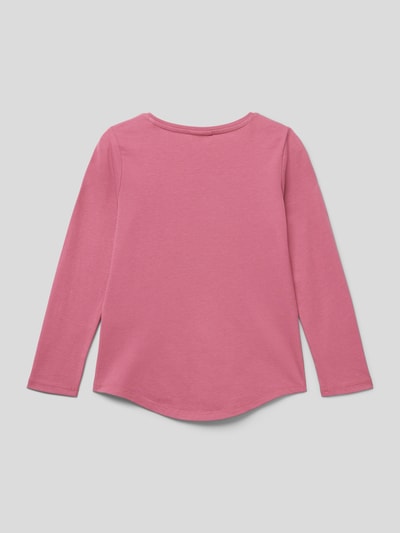 s.Oliver RED LABEL Longsleeve mit Motiv-Print Fuchsia 3