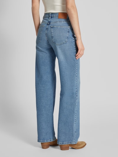 OPUS Relaxed Fit Jeans mit Kontrastnähten Hellblau 5