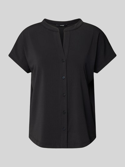 Someday Bluse in unifarbenem Design Modell 'Kanissa' Black 2