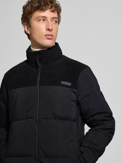 Blend Kurtka pikowana ze stójką i wpuszczanymi rękawami Czarny 3