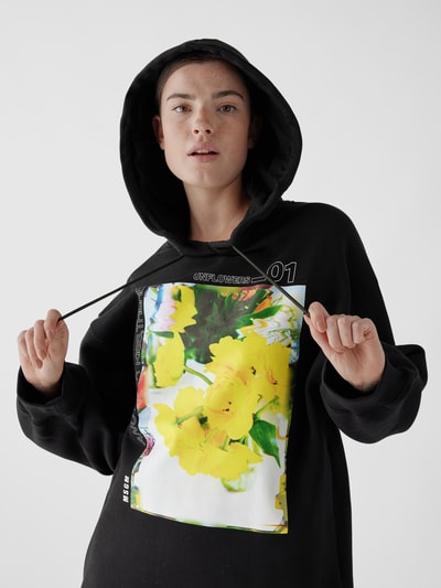 MSGM Hoodie mit Motiv-Print Schwarz 6