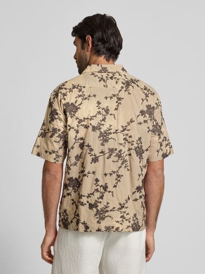 JAKE*S STUDIO MEN Freizeithemd mit Reverskragen Beige 5