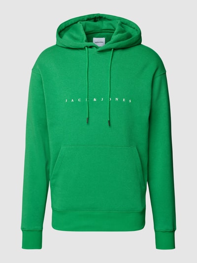 Jack & Jones Hoodie met ribboorden Groen - 2