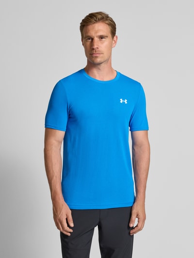 Under Armour T-shirt z okrągłym dekoltem model ‘Vanish Seamless Novelty’ Szaroniebieski 4