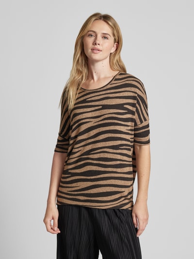 Soyaconcept Gebreide pullover met ronde hals, model 'BIARA' Camel - 4