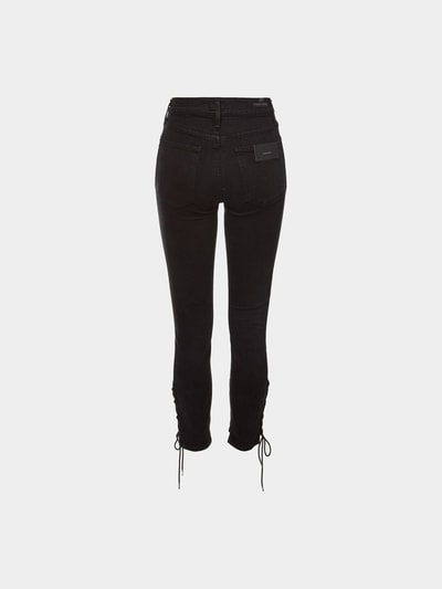 Citizens of Humanity High Rise Slim Ankle Jeans Olivia mit Schnürdetails Black 2