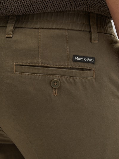 Marc O'Polo Tapered Fit Chino aus Lyocell-Mix Dunkelbraun 3