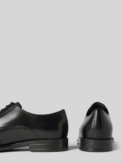 BOSS Veterschoenen van echt leer, model 'TAYIL' Zwart - 2