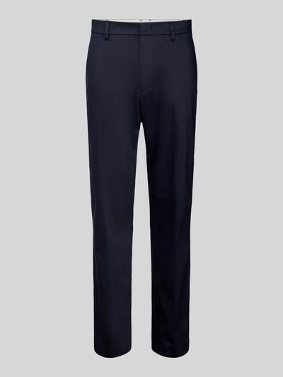 AlphaTauri Chino met Franse steekzakken, model 'PADEN' Marineblauw - 2