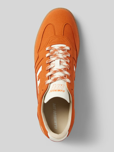 Flamingos Life Sneaker mit Label-Print Modell 'BURELA SLIM' Orange 3