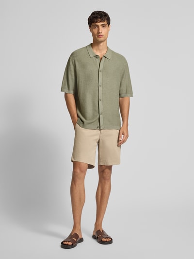 Lindbergh Freizeithemd mit Knopfleiste Lind 1