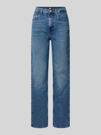 Tommy Jeans Straight Fit Jeans aus Baumwoll-Mix Modell 'LAYLA' Jeansblau 2