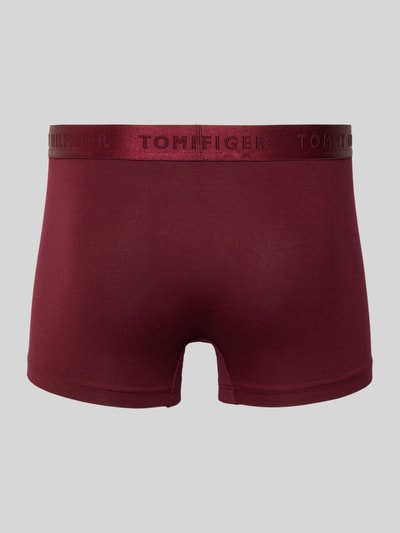 Produktfoto, Slim Fit Trunks aus Modal-Mix im 3er-Pack von Tommy Hilfiger, Optik: Unifarben, Label-Print, Bundabschluss: Elastisch, Materialverarbeitung: Stretch-Webstruktur, Material: Modal-Mix