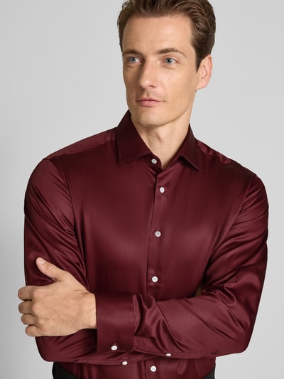 SEIDENSTICKER REGULAR FIT Regular Fit Businesshemd mit Kentkragen Modell 'New' Bordeaux 3