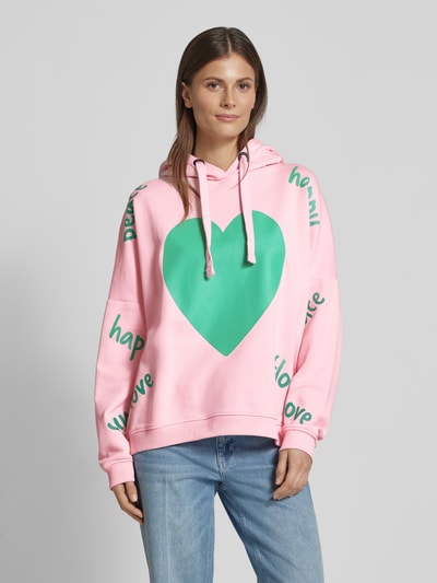 miss goodlife Hoodie mit überschnittenen Schultern Rosa 4