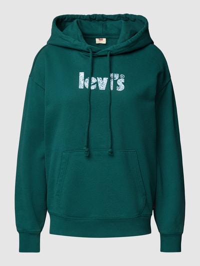 Levi's® Hoodie met labelprint, model 'GRAPHIC STANDARD HOODIE' Groen - 2