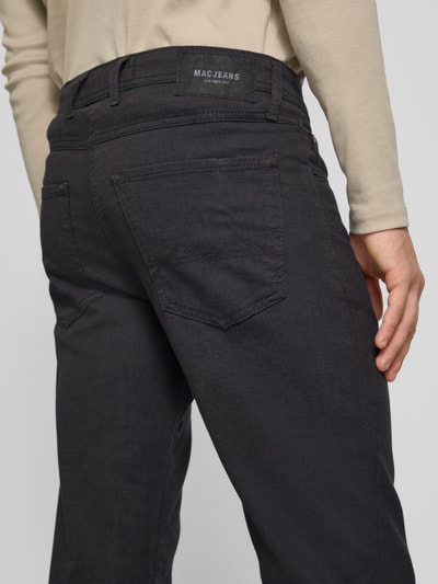 MAC Regular Fit Jeans im 5-Pocket-Design Modell 'Arne' Anthrazit 3