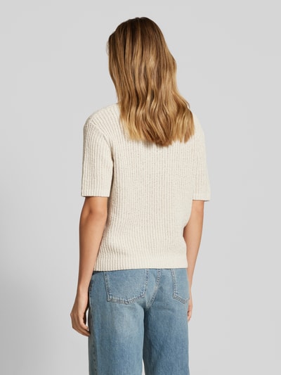 Christian Berg Woman Strickshirt mit V-Ausschnitt Stein 5