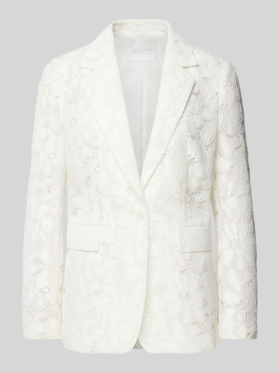 Jake*s Collection Blazer mit Ausbrenner-Effekt Offwhite 2