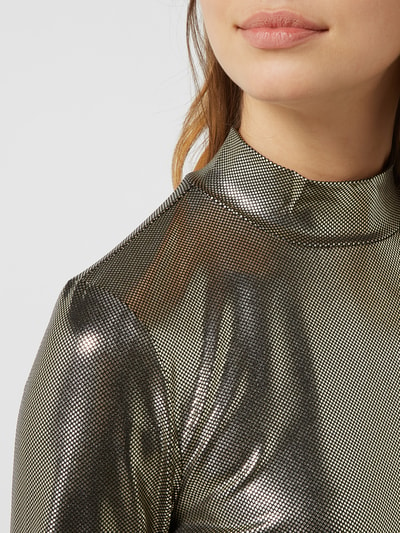 Set Shirt in metallic look  Zwart - 3