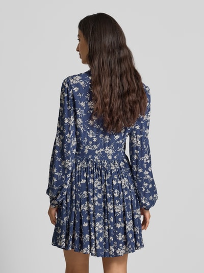 Polo Ralph Lauren Mini-jurk van pure viscose met V-hals Blauw - 5