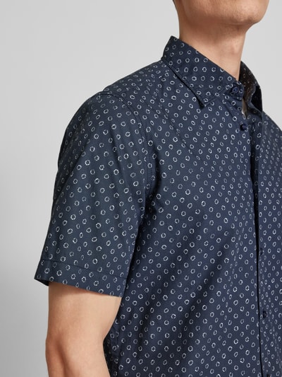 BOSS Orange Regular Fit Freizeithemd mit Allover-Muster Modell 'Rash ...