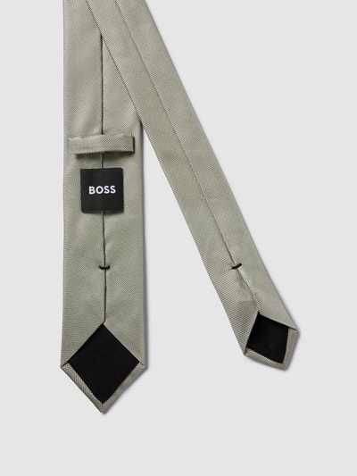 BOSS Slim Fit Krawatte mit Strukturmuster Lind 3