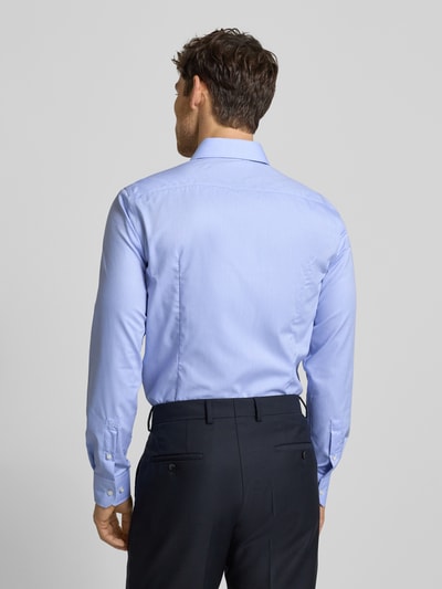 BOSS Slim fit zakelijk overhemd van puur katoen, model 'HANK' Bleu - 5