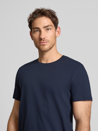 SELECTED HOMME Regular Fit T-Shirt aus reiner Baumwolle Modell 'ASPEN' Marine 3