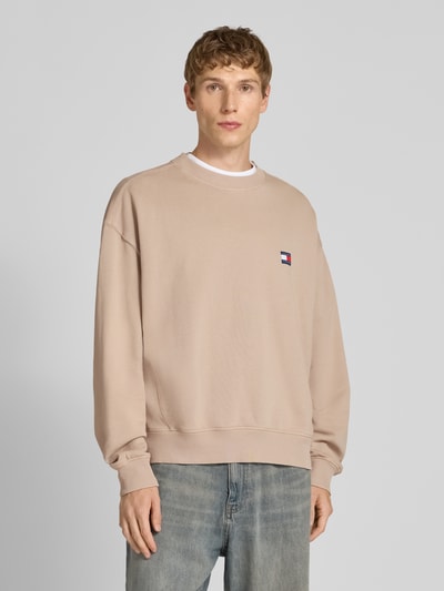 Tommy Jeans Regular fit sweatshirt van puur katoen Beige - 4