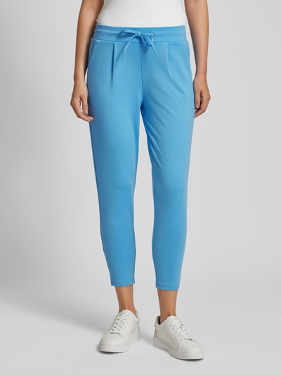 ICHI Stoffen broek met verkorte pasvorm, model 'KATE' Oceaanblauw - 4