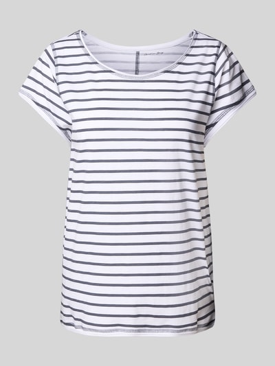 Christian Berg Woman T-Shirt mit Kappärmeln Dunkelgrau 2