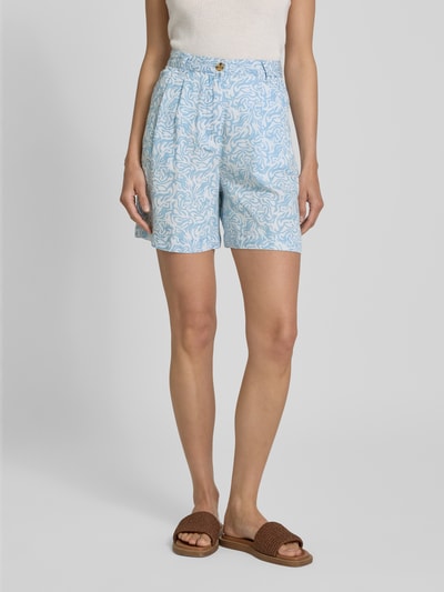 Vero Moda Loose fit korte jeans van lyocell, model 'FLEUR' Lichtblauw - 4