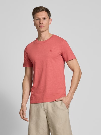 s.Oliver RED LABEL Regular fit T-shirt van puur katoen Oudroze - 4