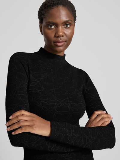 HUGO Slim Fit Pullover aus Viskose-Mix Modell 'SINEPRO' Black 3