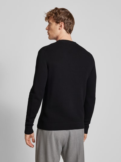 SELECTED HOMME Gebreide pullover met ronde hals, model 'DANE' Zwart - 5