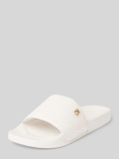 Tommy Hilfiger Slides mit Label-Detail Modell 'POOLSIDE' Weiss 1