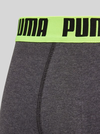 Puma Trunks mit Label-Detail im 2er-Pack Dunkelgrau 2