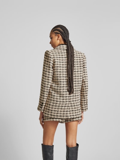 Anine Bing Oversized Blazer in Bouclé-Optik Ecru 5