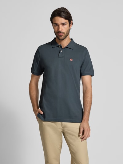 MCNEAL Poloshirt mit Label-Stitching Anthrazit 4