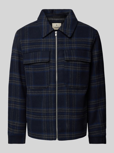 Jack & Jones Premium Jack met kentkraag, model 'BLURUSSEL' Donkerblauw - 2