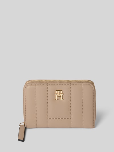 Tommy Hilfiger Portemonnee met doorgestikte naden Taupe - 1