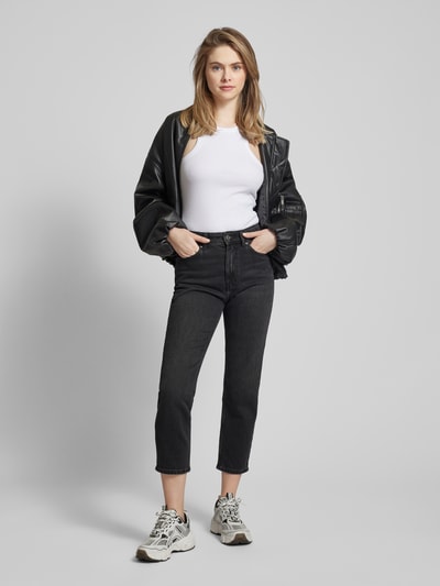 Only Jeans in effen design, model 'EMILY' Zwart - 1