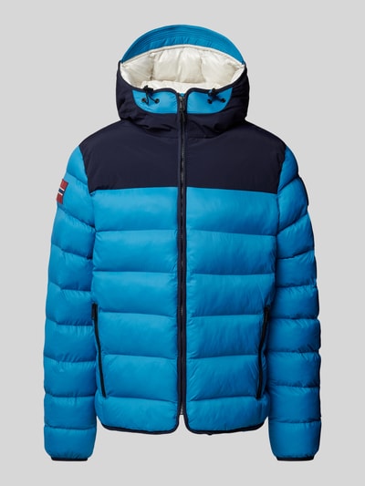 Napapijri Steppjacke mit Reißverschlusstaschen Modell 'ARBOGNE' Blau 2